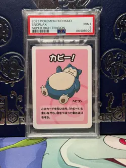 PSA 9 - Snorlax - 2023 Pokemon Old Maid Japanese Super High Tension - Image 1
