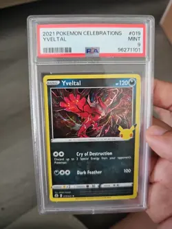 2021 Pokemon Celebrations Yveltal #019 PSA MINT 9 - Image 3
