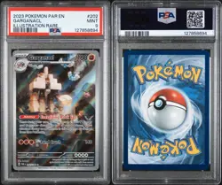 2023 POKEMON PAR EN-PARADOX RIFT ILLUSTRATION RARE #202 GARGANACL PSA 9 - Image 3
