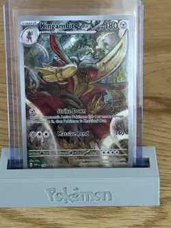 Pokemon TCG Kingambit Scarlet Violet Black Star Promo SVP 130 Mint - Image 1