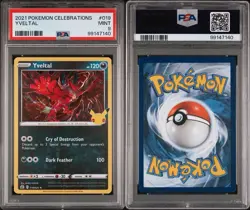 2021 Pokemon Celebrations Yveltal #019 PSA MINT 9 - Image 3