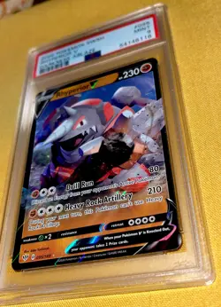 Pokemon RHYPERIOR V 095/189 -2020 Darkness Ablaze Ultra - Mint PSA 9 🔥 - Image 3