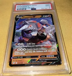 Pokemon RHYPERIOR V 095/189 -2020 Darkness Ablaze Ultra - Mint PSA 9 🔥 - Image 4
