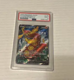 2020 Pokemon Sword & Shield Darkness Ablaze 179 Full Art/Centiskorch V PSA 9 - Image 1