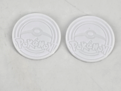 Pokemon Arceus Silver Rainbow Holo Foil TCG Coin Lot of 2 Good Condition - Image 2