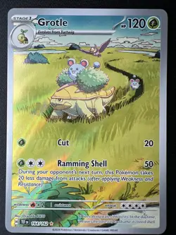 2024 Pokemon Grotle 164/162 Sv05 Temporal Forces Mint RAW - Image 1