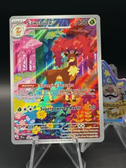 Pokemon TCG Sawsbuck 166/162 SV05: Temporal Forces - Image 1