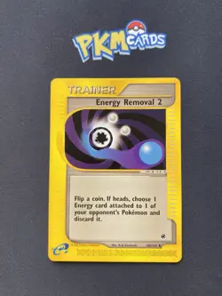 Pokemon TCG Energy Removal 2 Expedition 140/165 Regular LP. - Image 1