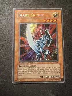 Yu-Gi-Oh! TCG Blade Knight 2004 Collector's Tin CT1-EN002 Limited Secret Rare NM - Image 1