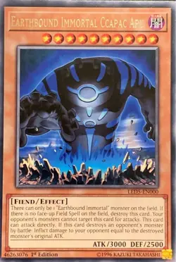 Earthbound Immortal Ccapac Apu - LED5-EN000 - Rare - 1st Edition - Lightly Playe - Image 1
