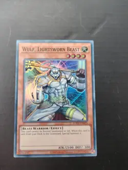 Wulf, Lightsworn Beast LODT-EN023 Super Rare 2020 Print Yugioh - Image 1