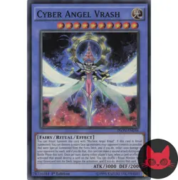 Yugioh Cyber Angel Vrash INOV-EN056 Super Rare 1st Edition LP - Image 1