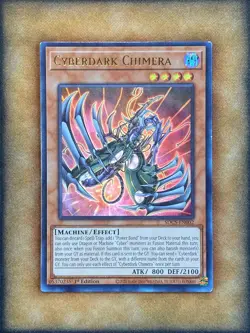 Yugioh Cyberdark Chimera SDCS-EN002 Ultra Rare 1st Ed NM - Image 1