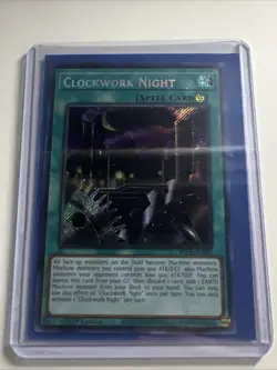 Clockwork Night BLCR-EN007 Secret Rare 1st Edition NM Yugioh - Image 1
