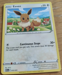 McDonald's Eevee Promo Card 013/015 2025 Dragon Discovery Pokemon Promo - Image 1