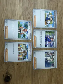 5 CARDS Pokemon TCG | Black Star Promo Trainer Set SVP 219, 220, 221, 222, 223 - Image 4