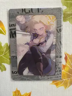 Android 18 Acrylic Genki Parade Goddess Story Card Anime Waifu XP PX BOX HIT - Image 1