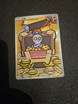 Gimmighoul 198/182 Paradox Rift Illustration Rare Pokemon Trading Card Near Mint - Image 1