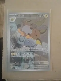 Pokemon TCG Raichu Holo Card Sv02: Paldea Evolved 211/193 NM Condition - Image 1