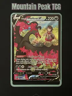 NM Galarian Moltres V TG20/TG30 Astral Radiance Trainer Gallery - Pokemon Card - Image 1