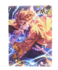 Zenitsu Agatsuma Demon Slayer Mystic Encounter MR02 Anime Trading Card - Image 1