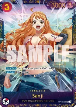 ✨ Sanji OP10-005 Treasure Cup Promo Prize One Piece Card Top 8 2025 - Image 1