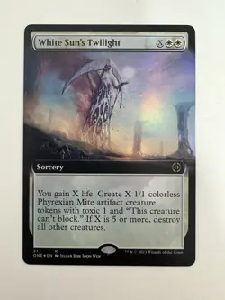 White Sun’s Twilight Foil Borderless MTG Magic the Gathering Card NM Mint ONE - Image 1
