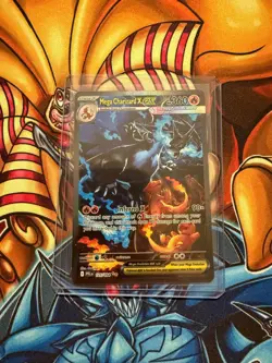 Mega Charizard X ex 125/094 SIR Phantasmal Flames Pokemon Card - Image 1