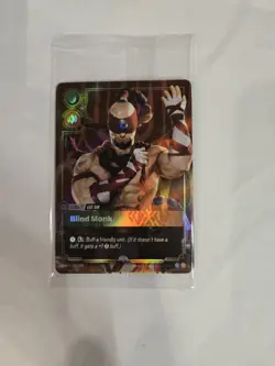 2 Pack Sealed Riftbound Foil Promo Card, Blind Monk - Image 1