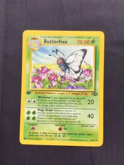 Pokemon Cards: Jungle 1st Edition Uncommon: Butterfree 33/64 - Image 1