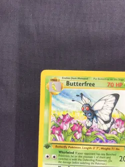 Pokemon Cards: Jungle 1st Edition Uncommon: Butterfree 33/64 - Image 2