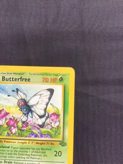 Pokemon Cards: Jungle 1st Edition Uncommon: Butterfree 33/64 - Image 3