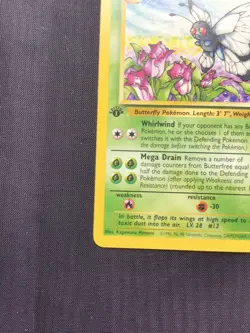 Pokemon Cards: Jungle 1st Edition Uncommon: Butterfree 33/64 - Image 5