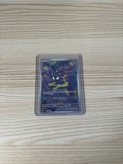 Pokemon TCG Gastly Illustration Rare IR Holo Card 177/162 Temporal Forces - Image 1