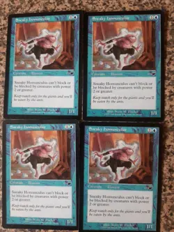 MTG 4 x Sneaky Homunculus - Nemesis - Image 1
