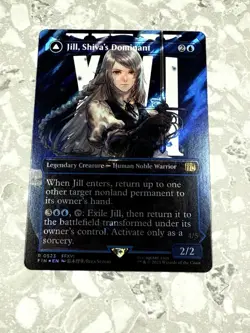 Jill, Shiva's Dominant (Borderless) (Surge Foil) #523 MTG Final Fantasy FIN X1 - Image 3