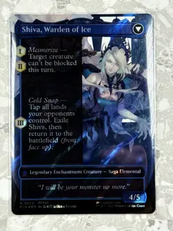 Jill, Shiva's Dominant (Borderless) (Surge Foil) #523 MTG Final Fantasy FIN X1 - Image 5