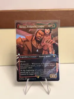 Barret, Avalanche Leader Chocobo Track Foil Magic The Gathering Final Fantasy NM - Image 1
