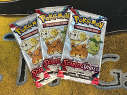 Pokemon Lot of 3x Scarlet & Violet Base Set 3 Card Fun Packs!! - Image 1