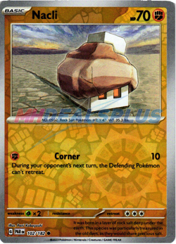 NM Pokemon Paradox Rift Nacli Reverse Holo 102 - Image 1
