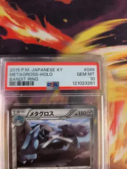 Pokemon Card Metagross Holo Bandit Ring XY 1. Edition Japanese PSA 10 - Image 4