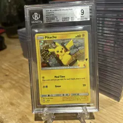 Pikachu McDonald's Collection BGS 9 Mint - Holo Pokemon 25/25 2021 MINT PSA 9 - Image 1
