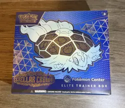 Stellar Crown Pokemon Center Elite Trainer Box Pokemon TCG ETB SAME DAY SHIP - Image 1