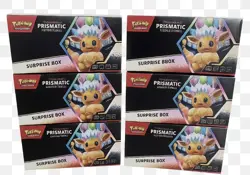 Pokemon TCG Scarlet & Violet Prismatic Evolutions Surprise Box Lot of 6 - Image 1