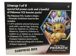 Pokemon TCG Scarlet & Violet Prismatic Evolutions Surprise Box Lot of 6 - Image 2