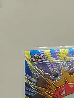 2000 Voltorb #100 Pokemon Topps Chrome TV Animation Series 2 - Image 3