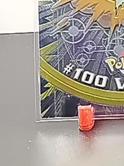 2000 Voltorb #100 Pokemon Topps Chrome TV Animation Series 2 - Image 4