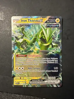 2024 Pokemon Scarlet Violet Twilight Masquerade Holo Art Iron Thorns ex 77 /167 - Image 1