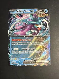 2023 Pokemon Scarlet Violet Walking Wake ex 127 SVP Black Star Promo Holo Rare - Image 1
