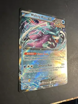 2023 Pokemon Scarlet Violet Walking Wake ex 127 SVP Black Star Promo Holo Rare - Image 2